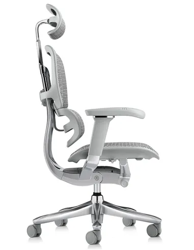 Крісло ERGOHUMAN LUXURY SE (EHSE-AG-HAM-5D-ST-D, сітка W945-24 White), ергономічне