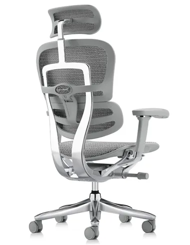 Крісло ERGOHUMAN LUXURY SE (EHSE-AG-HAM-5D-ST-D, сітка W945-24 White), ергономічне