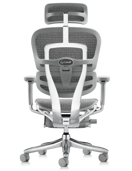Крісло ERGOHUMAN LUXURY SE (EHSE-AG-HAM-5D-ST-D, сітка W945-24 White), ергономічне