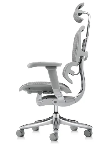 Крісло ERGOHUMAN LUXURY SE (EHSE-AG-HAM-5D-ST-D, сітка W945-24 White), ергономічне