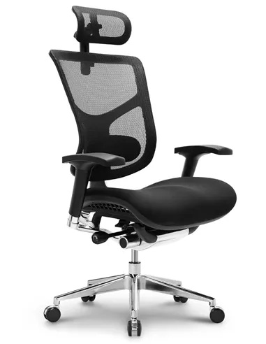 Крісло HOOKAY STAR 2 BLACK (HST2MF01), ергономічне, з тканинним сидінням