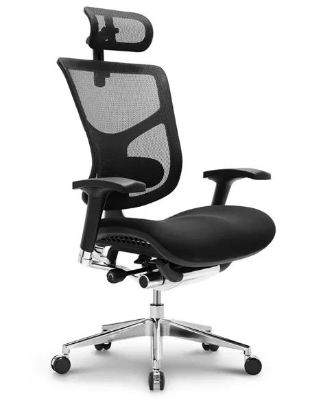 Крісло HOOKAY STAR 2 BLACK (HST2MF01), ергономічне, з тканинним сидінням