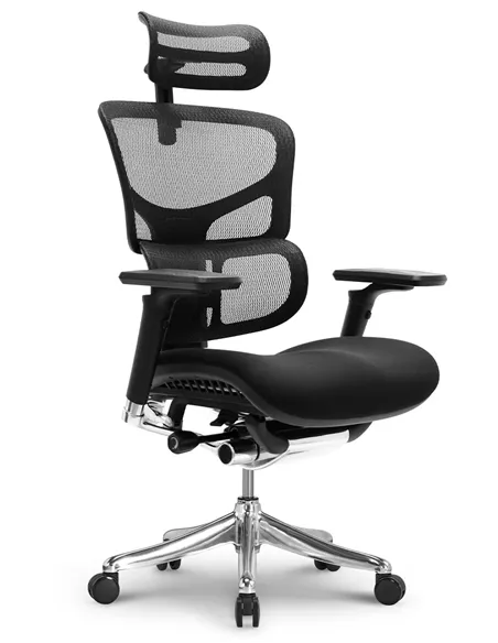 Крісло HOOKAY SAIL 2 BLACK (SA2MF01), ергономічне, із тканинним сидінням