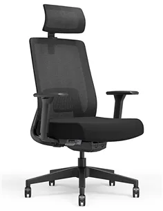 Крісло KRESLALUX TANIT ALL BLACK, ергономічне