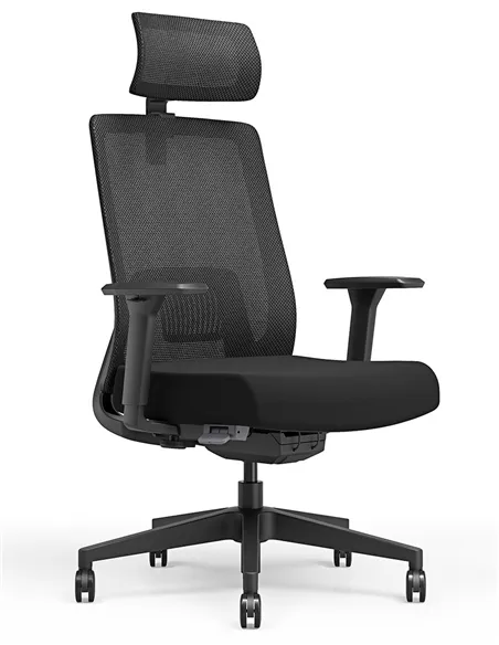 Крісло KRESLALUX TANIT ALL BLACK, ергономічне