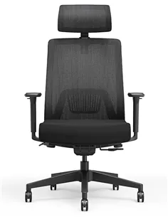 Крісло KRESLALUX TANIT ALL BLACK, ергономічне 2