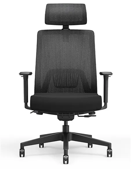 Крісло KRESLALUX TANIT ALL BLACK, ергономічне
