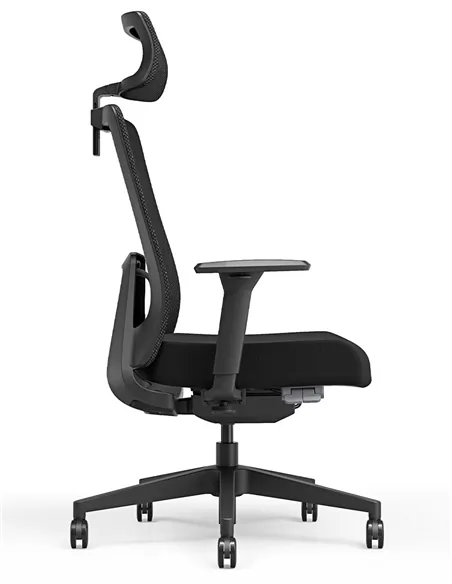Крісло KRESLALUX TANIT ALL BLACK, ергономічне
