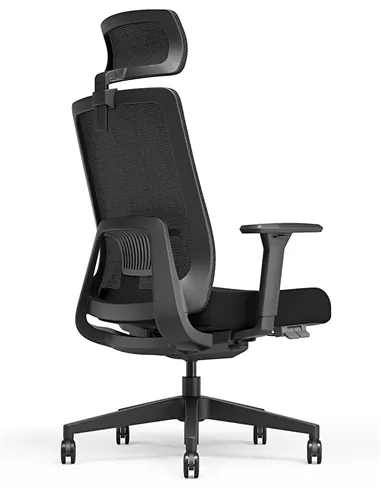 Крісло KRESLALUX TANIT ALL BLACK, ергономічне