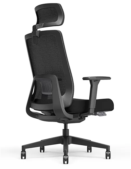 Крісло KRESLALUX TANIT ALL BLACK, ергономічне