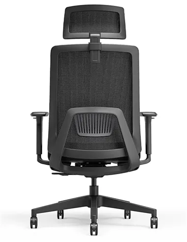 Крісло KRESLALUX TANIT ALL BLACK, ергономічне
