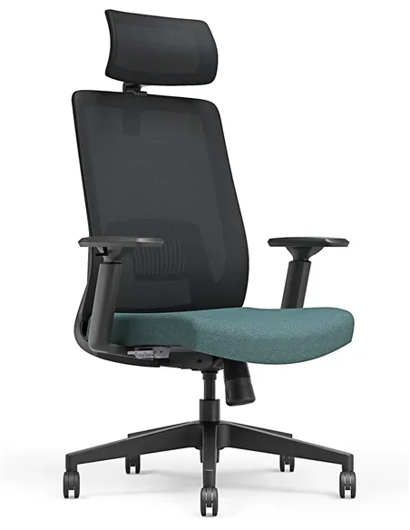 Крісло KRESLALUX TANIT DARK GREY and BLUE, ергономічне