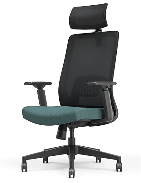 Крісло KRESLALUX TANIT DARK GREY and BLUE, ергономічне