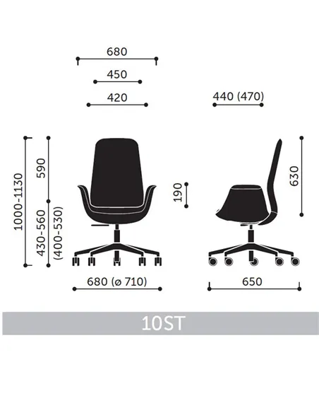 Кресло PROFIM ELLIE PRO 10ST LIGHT GREY для дома
