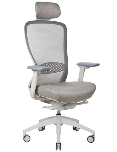 Крісло KRESLALUX IN-POINT (LIGHT GREY + M61002), ергономічне