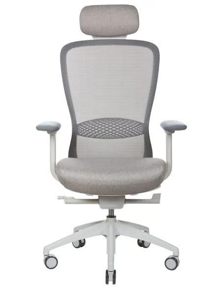 Крісло KRESLALUX IN-POINT (LIGHT GREY + M61002), ергономічне
