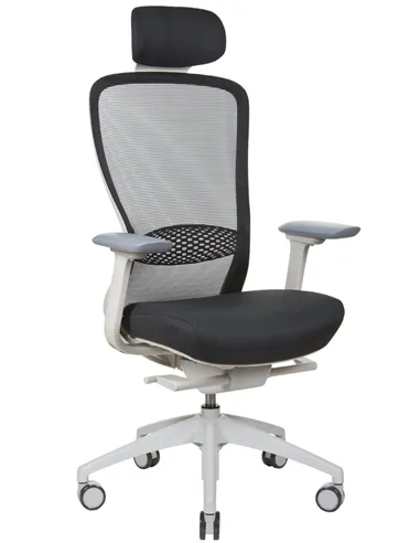 Крісло KRESLALUX IN-POINT (LIGHT GREY + M60999), ергономічне
