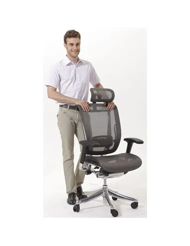 Крісло EXPERT SPRING (HSPM-01) для керівника, ергономічне, колір чорний