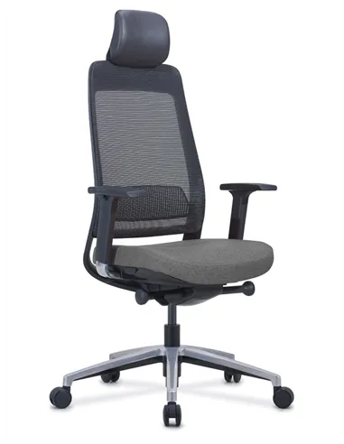 Крісло KRESLALUX FILO-A1 (Black + Grey) ергономічне
