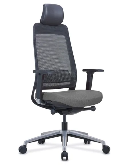 Крісло KRESLALUX FILO-A1 (Black + Grey) ергономічне