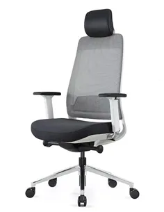 Крісло KRESLALUX FILO-A1 WHITE (Grey + Black) ергономічне 2