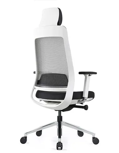 Крісло KRESLALUX FILO-A1 WHITE (Grey + Black) ергономічне