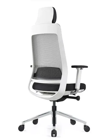 Крісло KRESLALUX FILO-A1 WHITE (Grey + Black) ергономічне