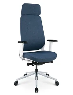 Крісло KRESLALUX FILO-A WHITE (Blue + Blue) ергономічне