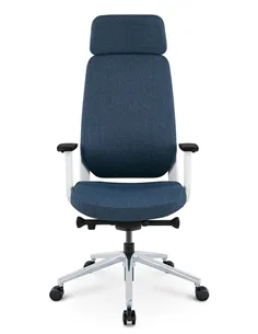 Крісло KRESLALUX FILO-A WHITE (Blue + Blue) ергономічне 2