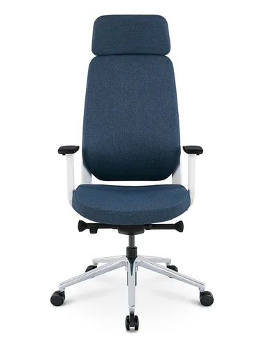 Крісло KRESLALUX FILO-A WHITE (Blue + Blue) ергономічне