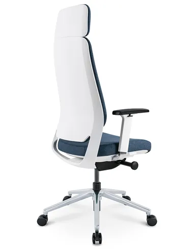 Крісло KRESLALUX FILO-A WHITE (Blue + Blue) ергономічне