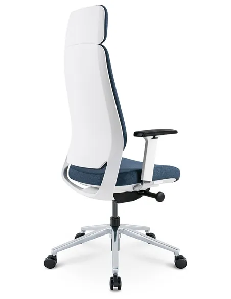 Крісло KRESLALUX FILO-A WHITE (Blue + Blue) ергономічне