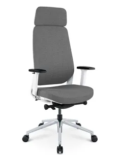 Крісло KRESLALUX FILO-A WHITE (Grey + Grey) ергономічне