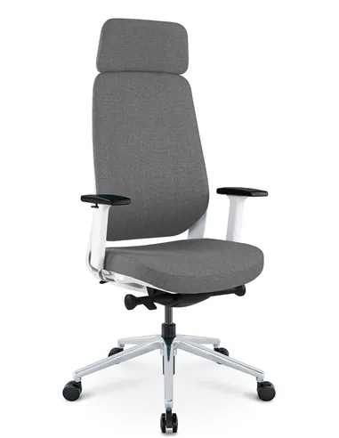 Крісло KRESLALUX FILO-A WHITE (Grey + Grey) ергономічне