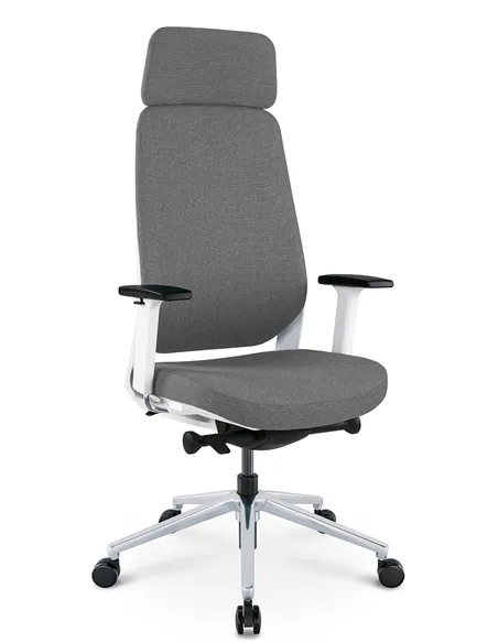 Крісло KRESLALUX FILO-A WHITE (Grey + Grey) ергономічне