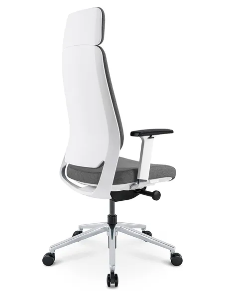 Крісло KRESLALUX FILO-A WHITE (Grey + Grey) ергономічне