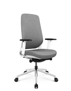 Крісло KRESLALUX FILO-B WHITE (Grey + Grey) ергономічне