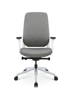 Крісло KRESLALUX FILO-B WHITE (Grey + Grey) ергономічне 2