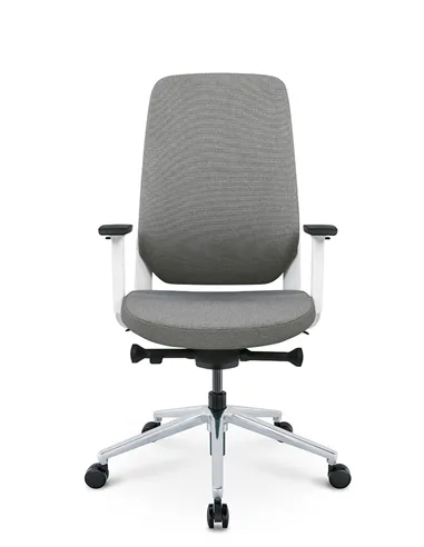 Крісло KRESLALUX FILO-B WHITE (Grey + Grey) ергономічне