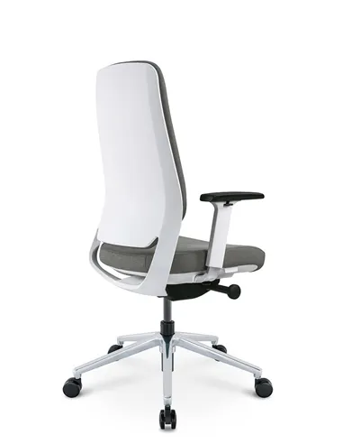 Крісло KRESLALUX FILO-B WHITE (Grey + Grey) ергономічне