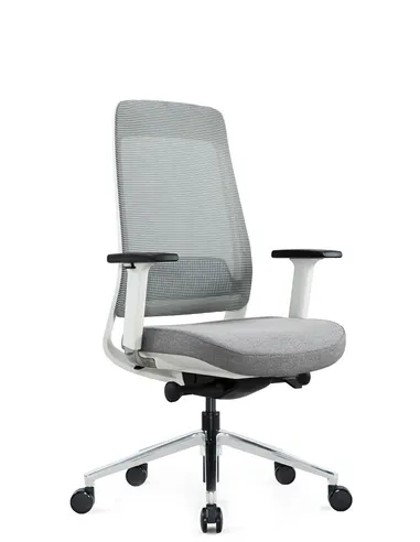 Крісло KRESLALUX FILO-B1 WHITE (Grey + Grey) ергономічне