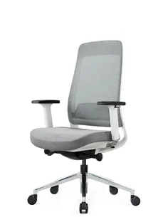 Крісло KRESLALUX FILO-B1 WHITE (Grey + Grey) ергономічне 2