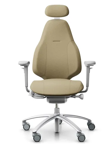 Крісло FLOKK RH MEREO 220 SILVER GREY ергономічне, новозеландська шерсть (Capture)
