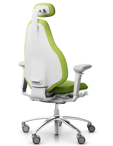 Крісло FLOKK RH MEREO 220 SILVER GREY ергономічне, салатове (Nexus)