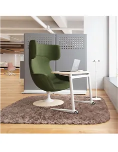 Крісло OKAMURA LIVES LOUNGE Dark Green, тканинне 2