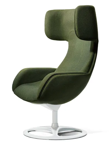 Крісло OKAMURA LIVES LOUNGE Dark Green, тканинне