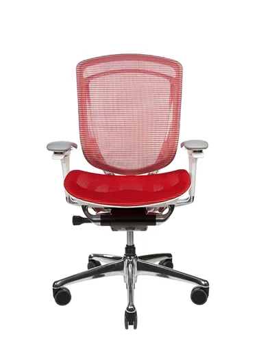 Крісло OKAMURA CONTESSA II SECONDA, з сітчастим сидінням, білий корпус