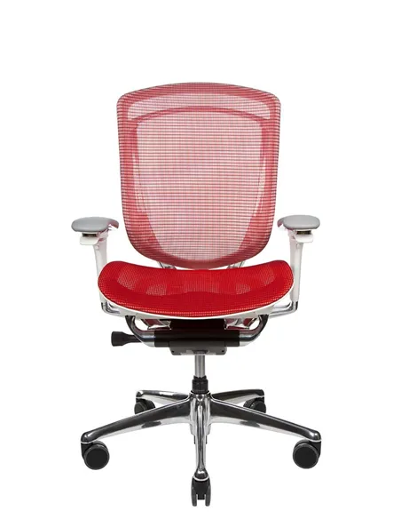 Крісло OKAMURA CONTESSA II SECONDA, з сітчастим сидінням, білий корпус
