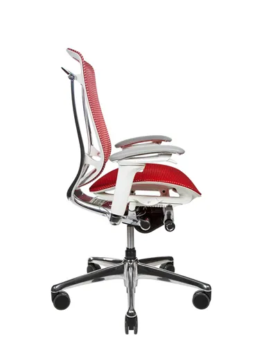 Крісло OKAMURA CONTESSA II SECONDA, з сітчастим сидінням, білий корпус