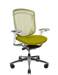 Крісло OKAMURA CONTESSA II SECONDA, з тканинним сидінням, білий корпус